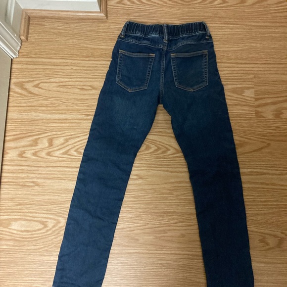 GAP stretch slim boys size large elastic drawstring waste jeans - Picture 3 of 4